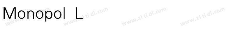 Monopol Light字体转换